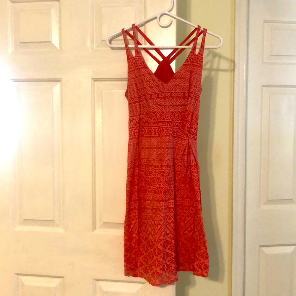Small Athleta dress built in bra great for travel